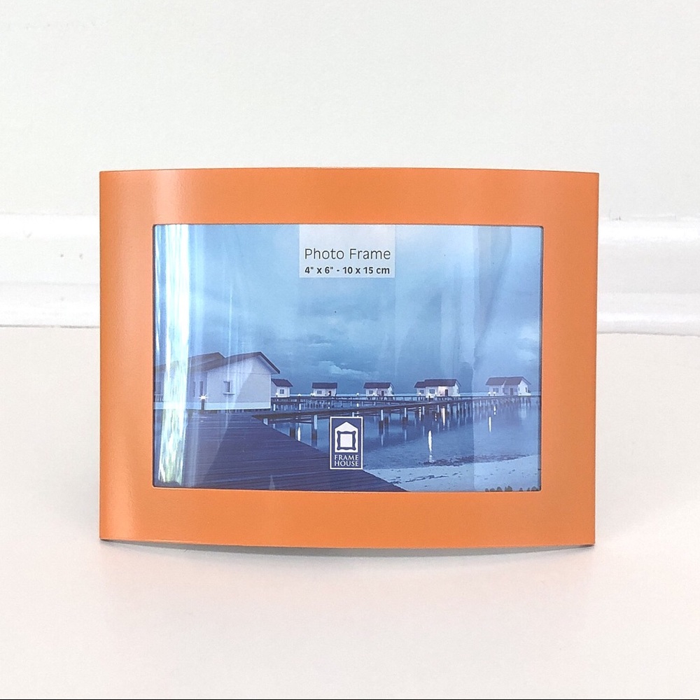 NWT Orange desktop photo frame